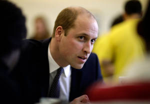 Prince William Engages Sincerely In A Conversation Wallpaper