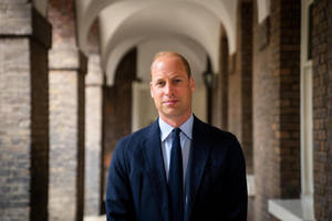 Prince William In Hallway Wallpaper