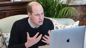 Prince William With Macbook Wallpaper