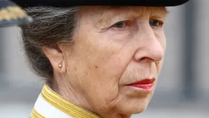Princess Anne At Royal Funeral Procession Wallpaper