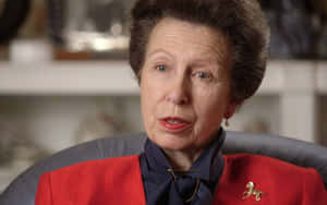Princess Anne In An Interview Wallpaper