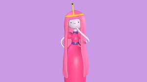 Princess Bubblegum 3d Lavender Wallpaper