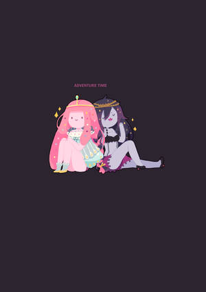 Princess Bubblegum Marceline Aesthetic Art Wallpaper