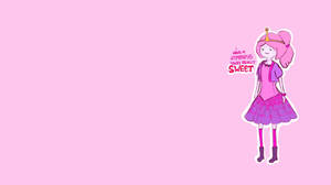 Princess Bubblegum Pastel Pink Wallpaper