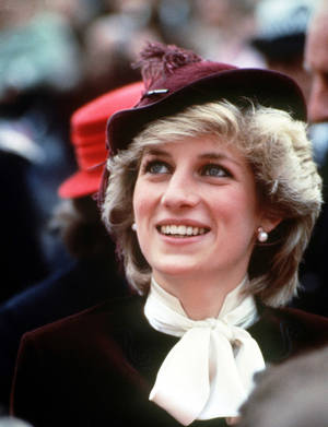 Princess Diana Candid Shot Wallpaper