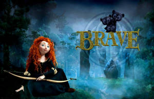 Princess Merida And Bears Wallpaper