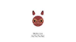 Princess Mononoke Red Mask Wallpaper