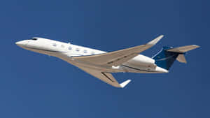 Private Jet Flies Wallpaper