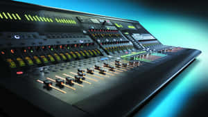 Professional Audio Mixing Console Wallpaper