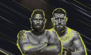 Professional Mma Fighter Curtis Blaydes In Action Wallpaper