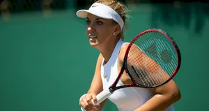 Professional Tennis Player, Sabine Lisicki On The Court Wallpaper