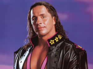 Professional Wrestler Bret Hart In Action. Wallpaper