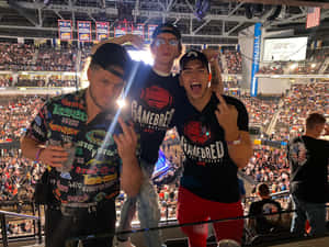 Professional Wrestlers Sammy Guevara And Marko Stunt Wallpaper