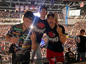 Professional Wrestlers Sammy Guevara And Marko Stunt Wallpaper