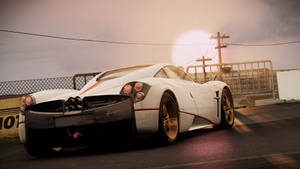 Project Cars 4k White Pagani Huayra Wallpaper