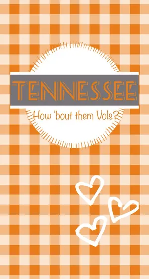 Proud Tennessee Volunteers Fan In Knoxville, Tn Wallpaper