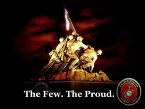 Proud Usmc Logo Wallpaper