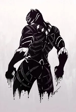 Proudly Prowling: Get A First Glimpse Of Black Panther In This Marvel Masterpiece. Wallpaper