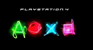 Ps4 Theme Colorful Controller Buttons Wallpaper
