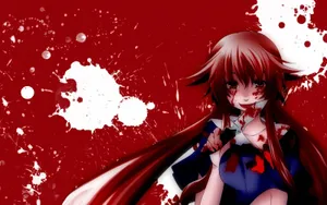 Psycho Anime Girl 1600 X 1000 Wallpaper