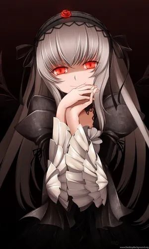 Psycho Anime Girl In A Fight Pose Wallpaper