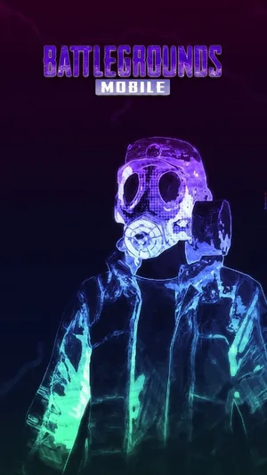 Pubg 3d Live Hd Neon Gas Mask Wallpaper