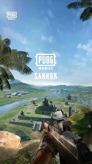 Pubg Android Sanhok Ak Red Dot Wallpaper