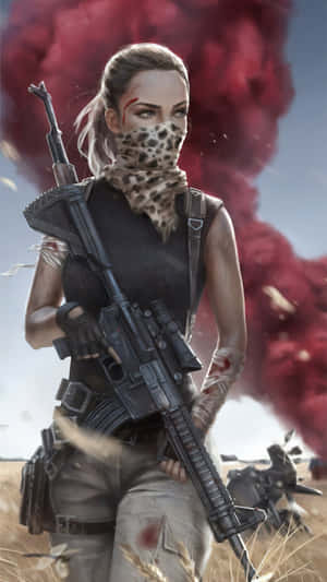 Pubg Girl Wounded In Battlefield Wallpaper