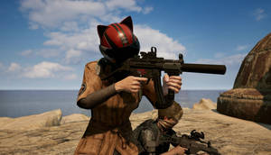 Pubg's Sara With Sniper 1366x768 Wallpaper