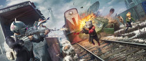 Pubg Squad Railroad Team Deathmatch Wallpaper