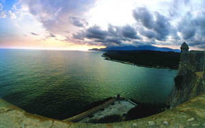 Puerto Rico Fish Eye Shot Wallpaper