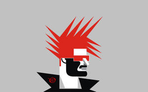 Punk Meets Art With This Creative Minimal Mohawk Artwork. Wallpaper