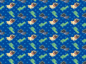 Puppy Dog Pals Patterned Wallpaper