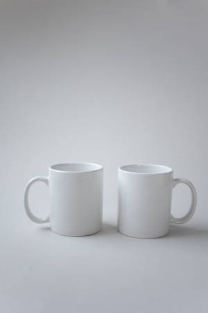 Pure White Mugs Wallpaper