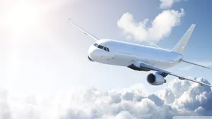 Pure White Plane Wallpaper