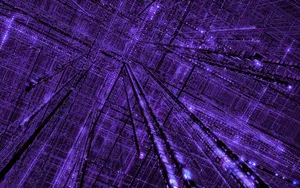 Purple Abstract Matrix Wallpaper