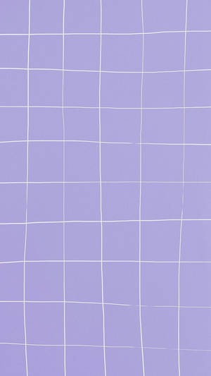Purple Aesthetic Phone White Grid Wallpaper