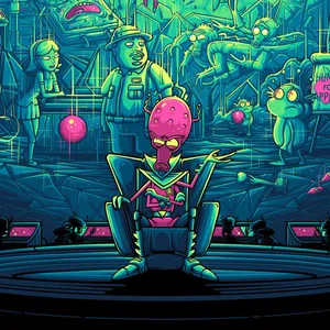 Purple Alien Rick And Morty 4k Wallpaper