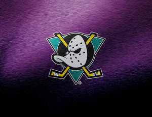 Purple Anaheim Ducks Gradient Wallpaper