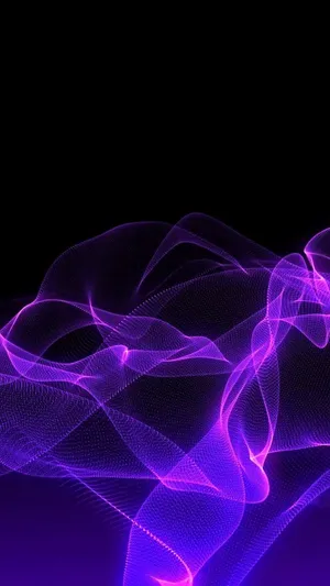 Purple And Blue Abstract Wave Animation Wallpaper