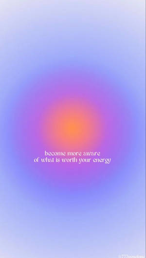 Purple And Orange Energy Aura Aesthetic Wallpaper