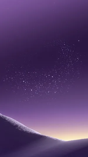 Purple Desert Galaxy Samsung Wallpaper