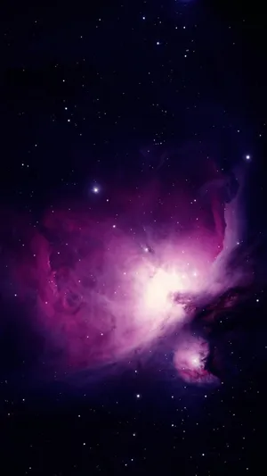 Purple Galaxy Black Shroud Wallpaper