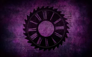 Purple Gothic Chakra Black Wallpaper