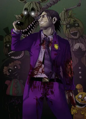 Purple Guy And The Phantoms Wallpaper