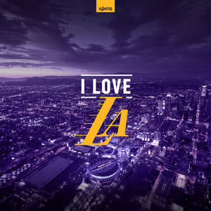 Purple Lakers I Love La Wallpaper