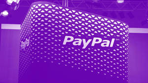 Purple Light Fixture Paypal Logo Wallpaper