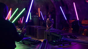 Purple Lightsaber Jedi Wallpaper