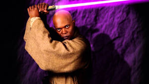 Purple Lightsaber Mace Windu Wallpaper