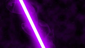 Purple Lightsaber Smoke Effect Wallpaper